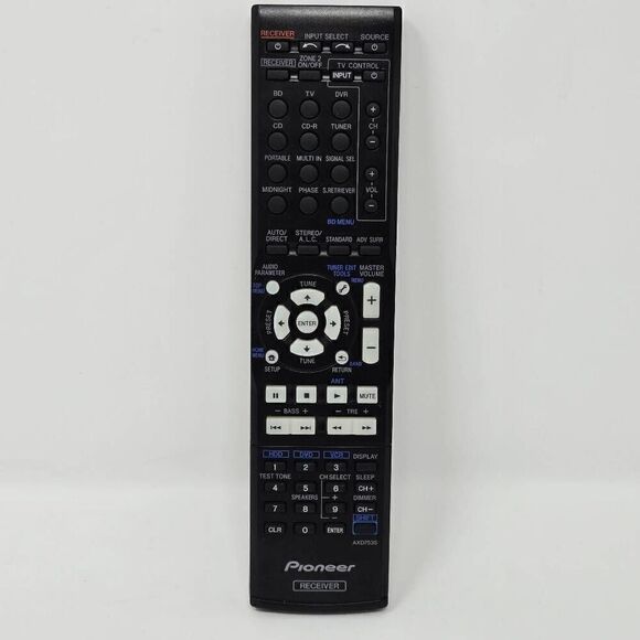 PIONEER OEM REMOTE CONTROL AXD7535 FOR AV RECEIVER VSX-519V-K SX-319V-K VSX-519V - Picture 1 of 2